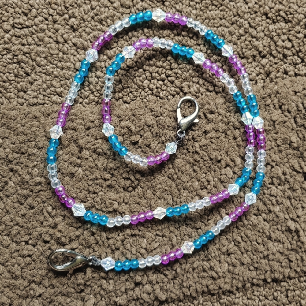 Handmade Face Mask Holder Spring Colors